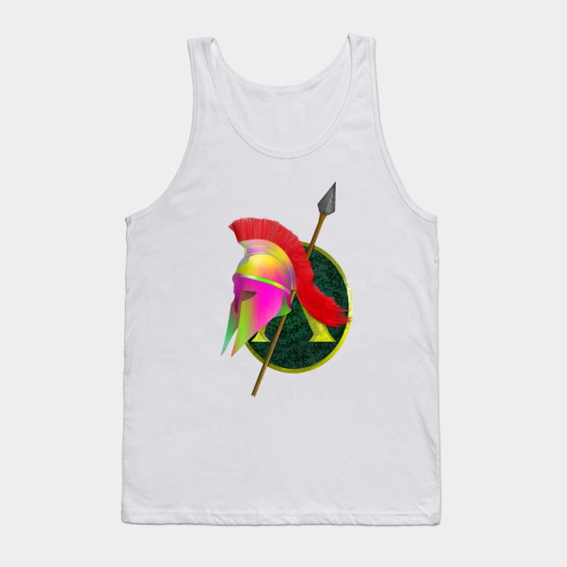 Spartan Warrior Tank Top by mailboxdisco